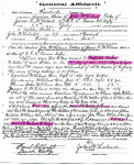 Affidavit of John McLeland Civil War Pension claim #441463